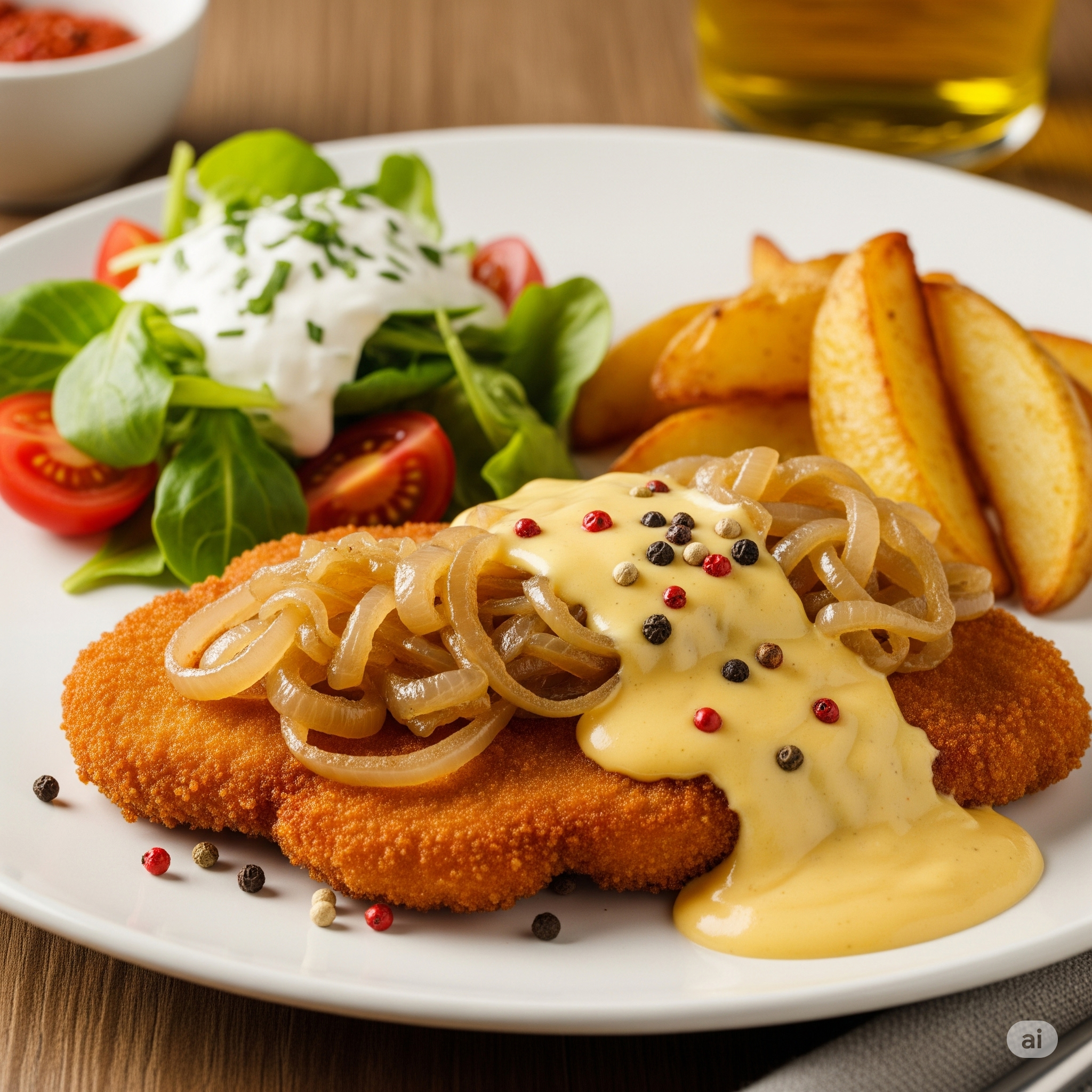 u003cbru003eSchlemmer-Schnitzel u0022Zwiebel-Pfefferu0022