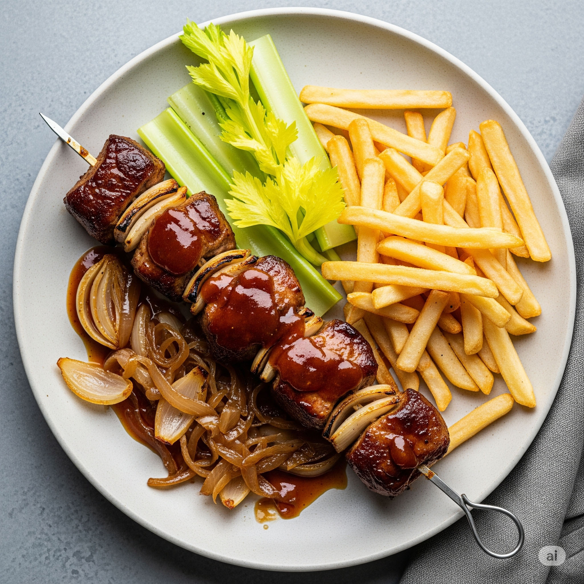 u003cbru003eSpieß „Honig-Zwiebel-Glück“