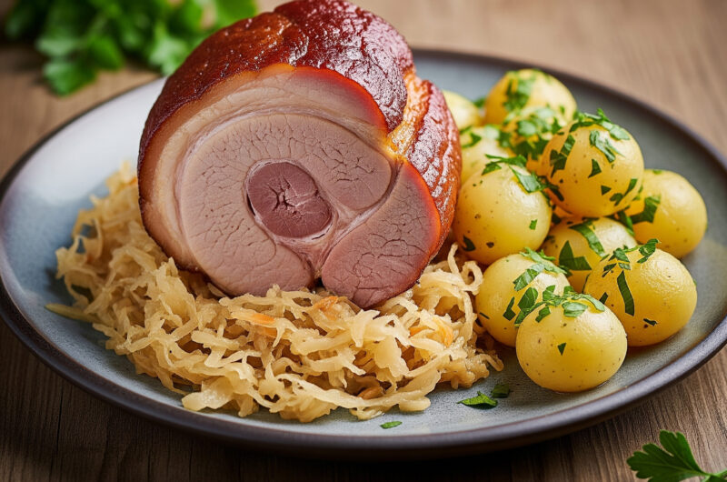 Kasseler auf Rahmsauerkraut