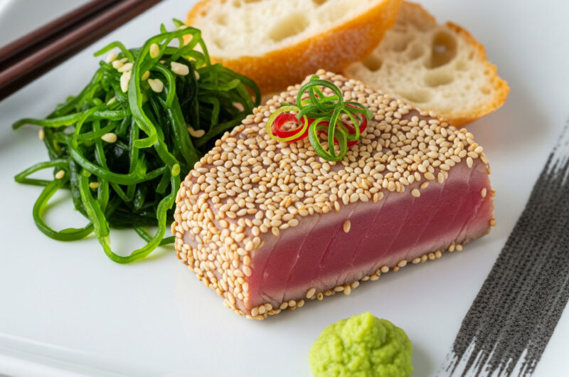 Thunfisch in Sesamkruste