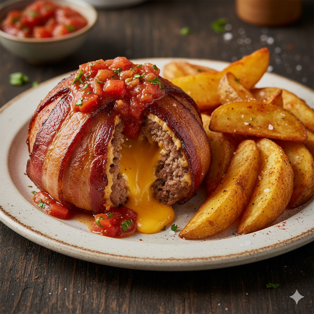 u003cbru003eBacon Cheese Bomb Deluxe