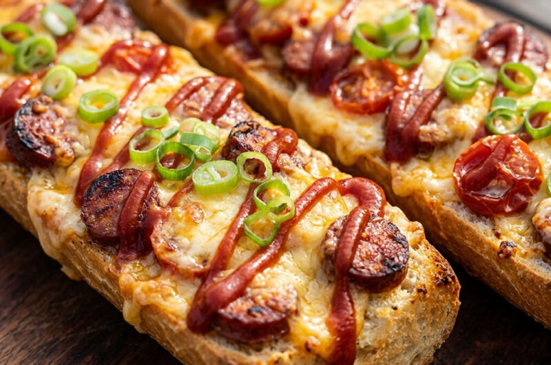Herzhafte Mettenden-Baguettes