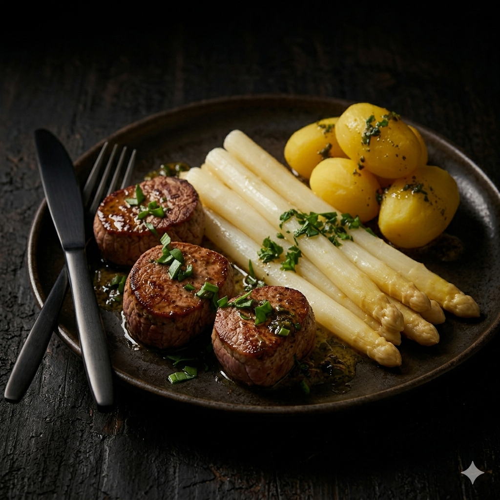 u003cbru003eSchweinefilet „Frühlingsart“